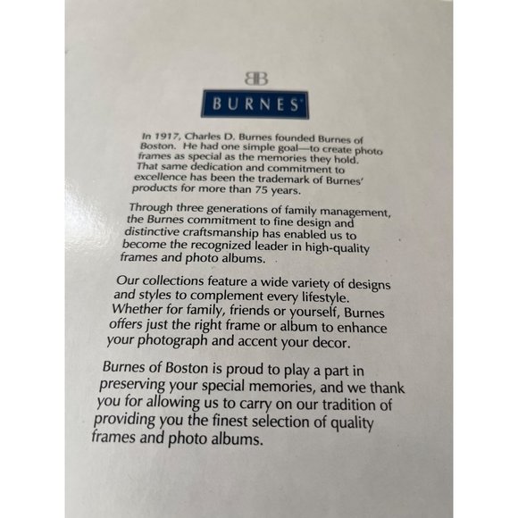 Burnes State Street silver and gold framed 8x10 and 5x7 NWT - Picture 4 of 5